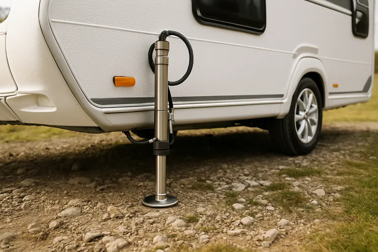 Hydraulische technologie die je caravan perfect in balans houdt